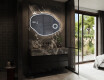 Irregular Mirror LED Lighted decorative design O223 #10