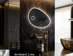 Irregular Mirror LED Lighted decorative design H222 #3