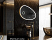 Irregular Mirror LED Lighted decorative design H222 #4