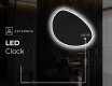 Irregular Mirror LED Lighted decorative design H222 #8