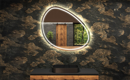Irregular Mirror LED Lighted decorative design H223