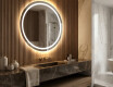 Round Backlit LED Bathroom Mirror L33