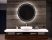 Round Backlit LED Bathroom Mirror L35