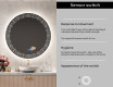 Round Backlit LED Bathroom Mirror L35 #6