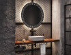 Round Backlit LED Bathroom Mirror L35 #8