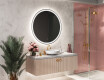 Round Backlit LED Bathroom Mirror L76 #9