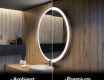 Round Backlit LED Bathroom Mirror L76 #4