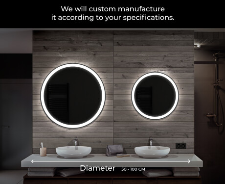 Hauschen home led shop lighted mirror