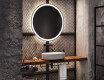 Round Backlit LED Bathroom Mirror L76 #8