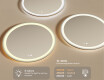 Round Backlit LED Bathroom Mirror L76 90cm - SmartScreen, DualColor #5