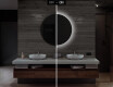 Round Backlit LED Bathroom Mirror L82 #3