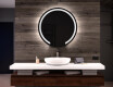 Round Backlit LED Bathroom Mirror L96