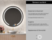 Round Backlit LED Bathroom Mirror L96 #6