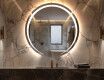 Round Backlit LED Bathroom Mirror L98
