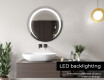 Round Backlit LED Bathroom Mirror L98 #5