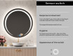 Round Backlit LED Bathroom Mirror L98 #6