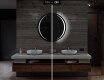 Round Backlit LED Bathroom Mirror L99 #5