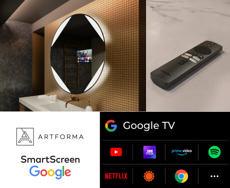 Round Backlit LED Bathroom Mirror L114 #7