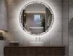 Round Backlit LED Bathroom Mirror L115
