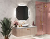 Round Backlit LED Bathroom Mirror L116 #10