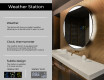 Round Backlit LED Bathroom Mirror L116 #2