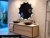 Round Backlit LED Bathroom Mirror L117 #4