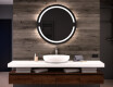 Round Backlit LED Bathroom Mirror L118