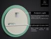 Round Backlit LED Bathroom Mirror L118 #3