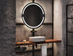 Round Backlit LED Bathroom Mirror L118 #9