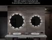 Round Backlit LED Bathroom Mirror L121 #6