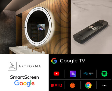 Round Backlit LED Bathroom Mirror L122 #8