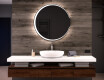Round Backlit LED Bathroom Mirror L123