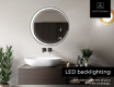 Round Backlit LED Bathroom Mirror L123 #5