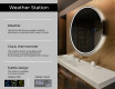 Round Backlit LED Bathroom Mirror L123 #2