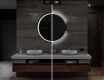 Round Backlit LED Bathroom Mirror L123 #5