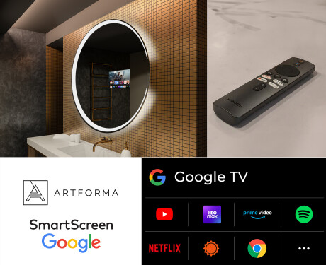 Round Backlit LED Bathroom Mirror L123 #8