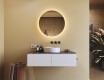 Round Backlit LED Bathroom Mirror 70cm with cool LED color 7000K, warm color 3000K, or neutral color 4500K #8