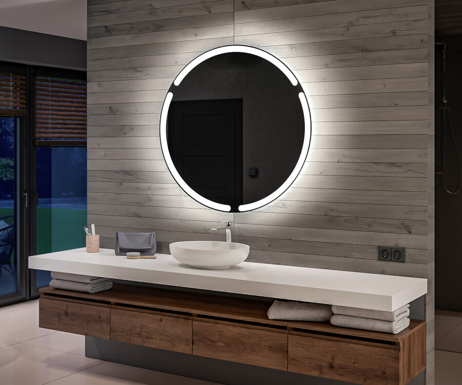 Battery led bathroom deals cabinet