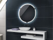 Battery operated bathroom round mirror with lights L119 #2