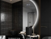 Half Circle Mirror LED lighted wall mirror A221 #11