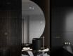 Half Circle Mirror LED lighted wall mirror A221 #14