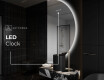 Half Circle Mirror LED lighted wall mirror A221 #7