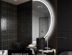 Semi-Circular Mirror with LED illumination A222 #3