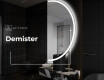 Semi-Circular Mirror with LED illumination A222 #8