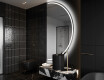 Semi-Circular Mirror with LED illumination A223