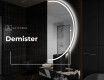 Semi-Circular Mirror with LED illumination A223 #8