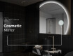 Half Circle Mirror LED lighted wall mirror Q221 #5