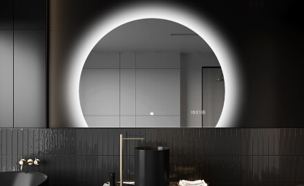 Half Circle Mirror LED lighted wall mirror W221