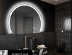 Semi-Circular Mirror with LED illumination W222 #3