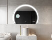 Semi-Circular Mirror with LED illumination W222 #10